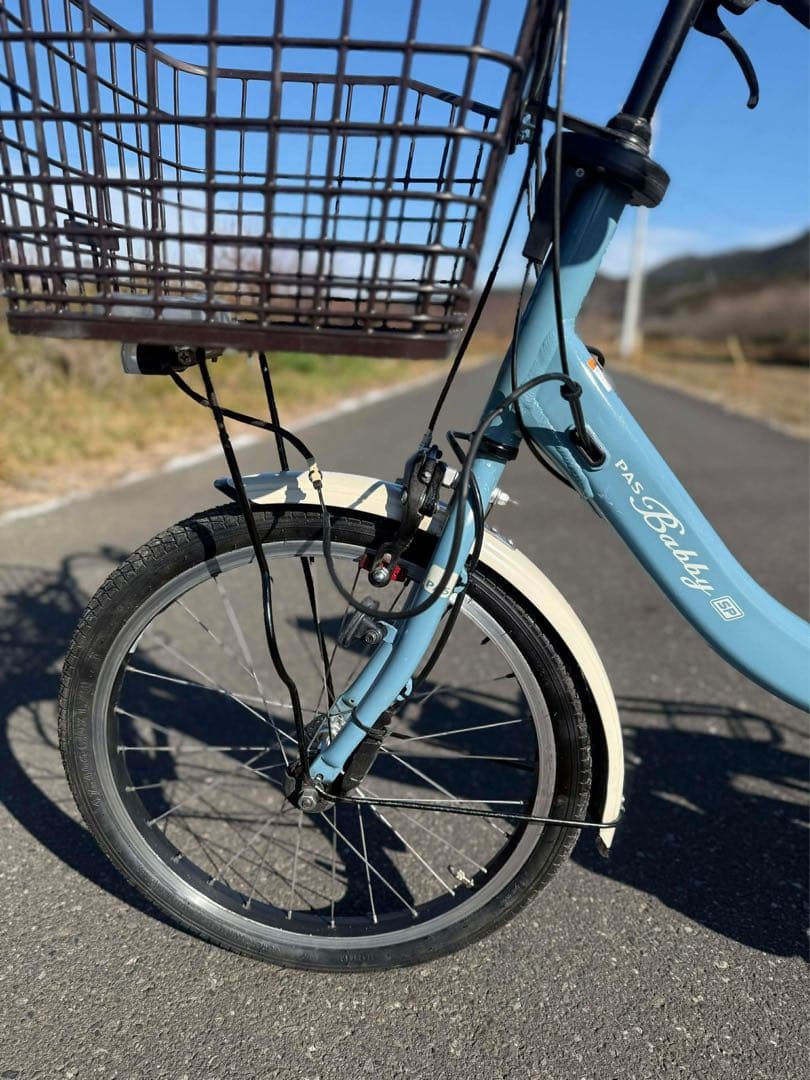 ヤマハ電動アシスト自転車 シティタイプ 青