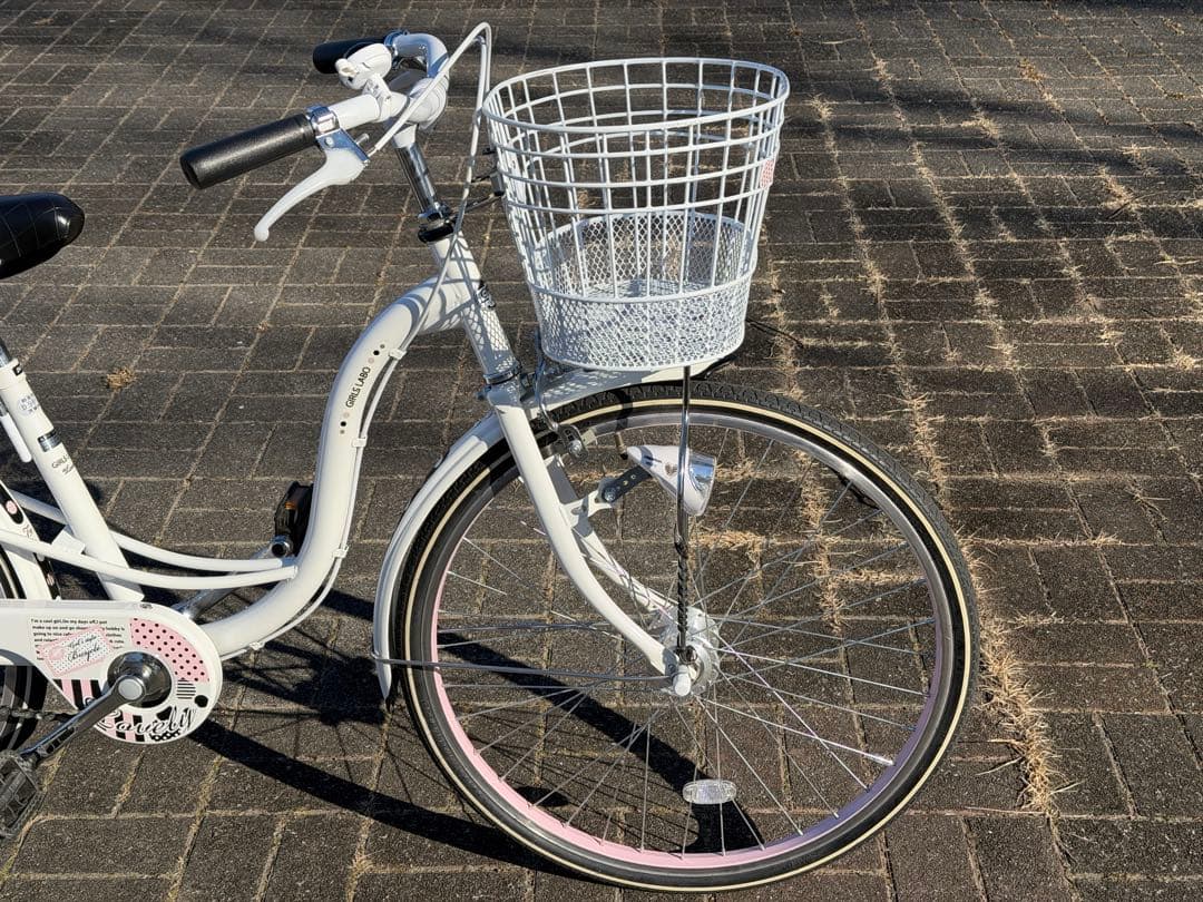 サイクルベースあさひ⭐︎ガールズラボ⭐︎ホワイト24インチ自転車