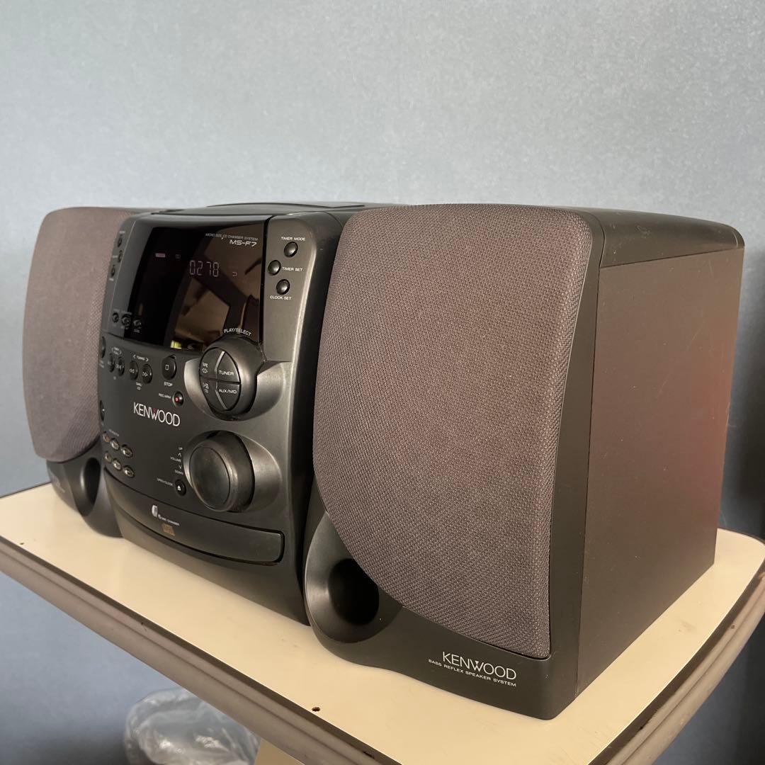 完動品KENWOOD ケンウッド コンポ MS-F7 セットSG-Ｆ7スピーカー