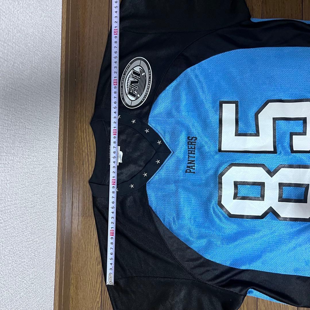 PANTHERS ゲームシャツ L 古着MIX