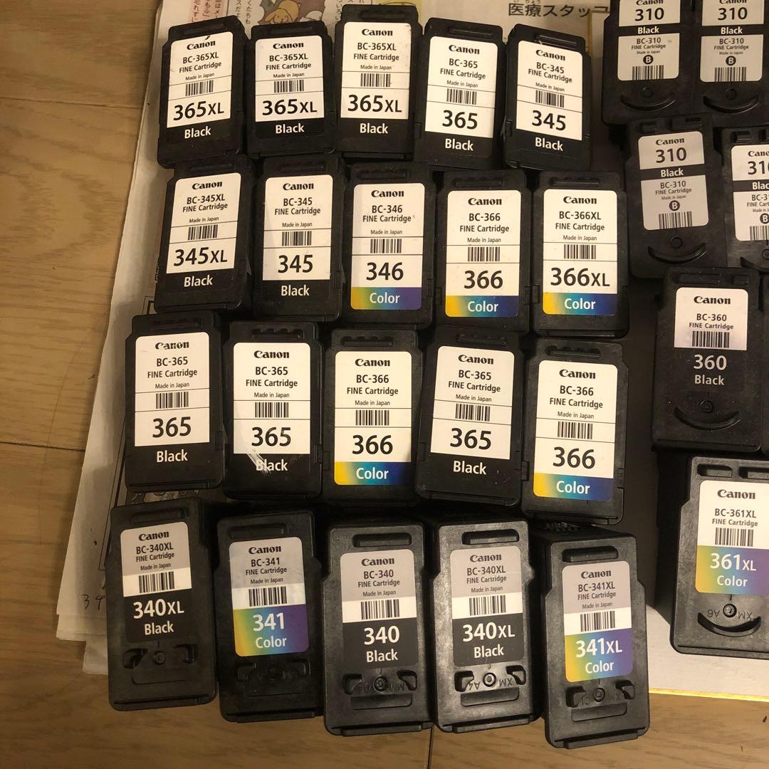 使用済みCanon純正 インクカートリッジセット 48個