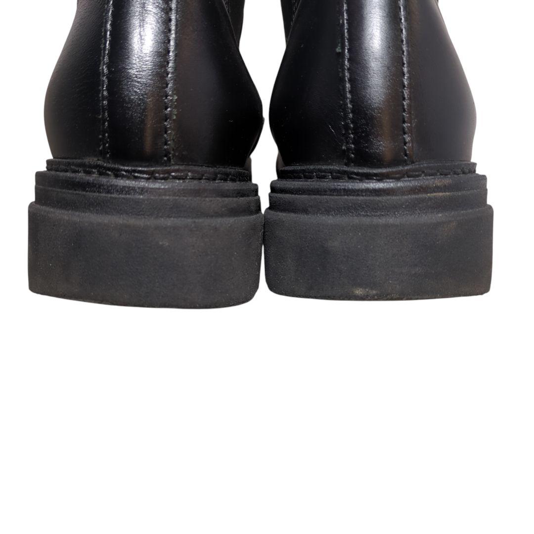 【良品】ENESS　エネス　サイドゴアブーツ　チェルシーブーツ　ブラック　35