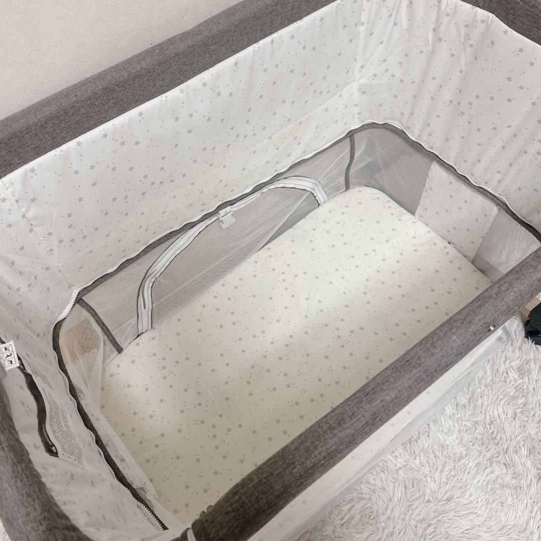 HZDMJ プレイヤードプレイヤード ベビーベッド 折りたたみ 2022改良版