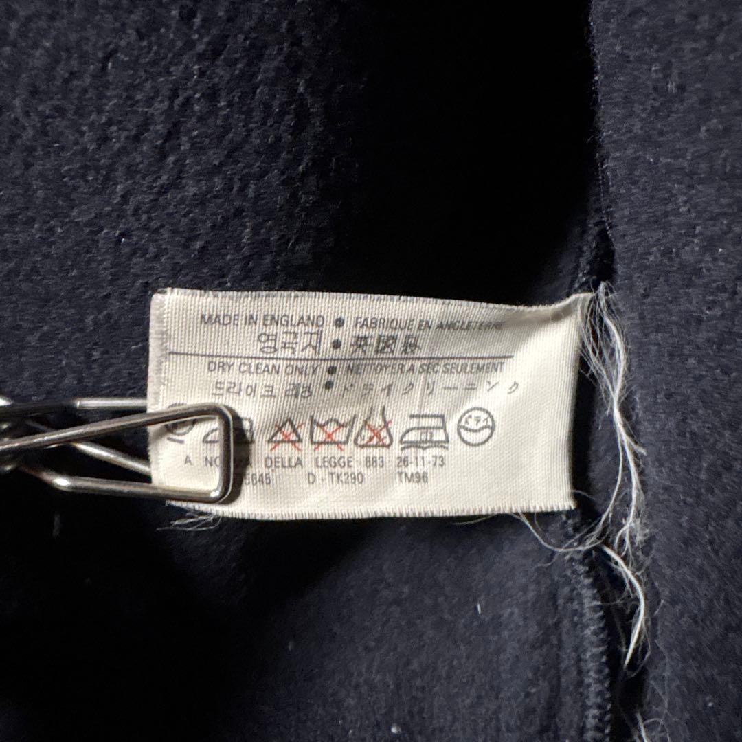 グローバーオール✨　ダッフルコート　白タグ　ネイビー　ウール　XL