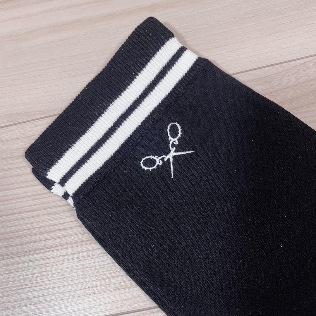 最終値下げ 新品未使用 dimmoire 学園ニーハイウォーマー ブラック 黒色