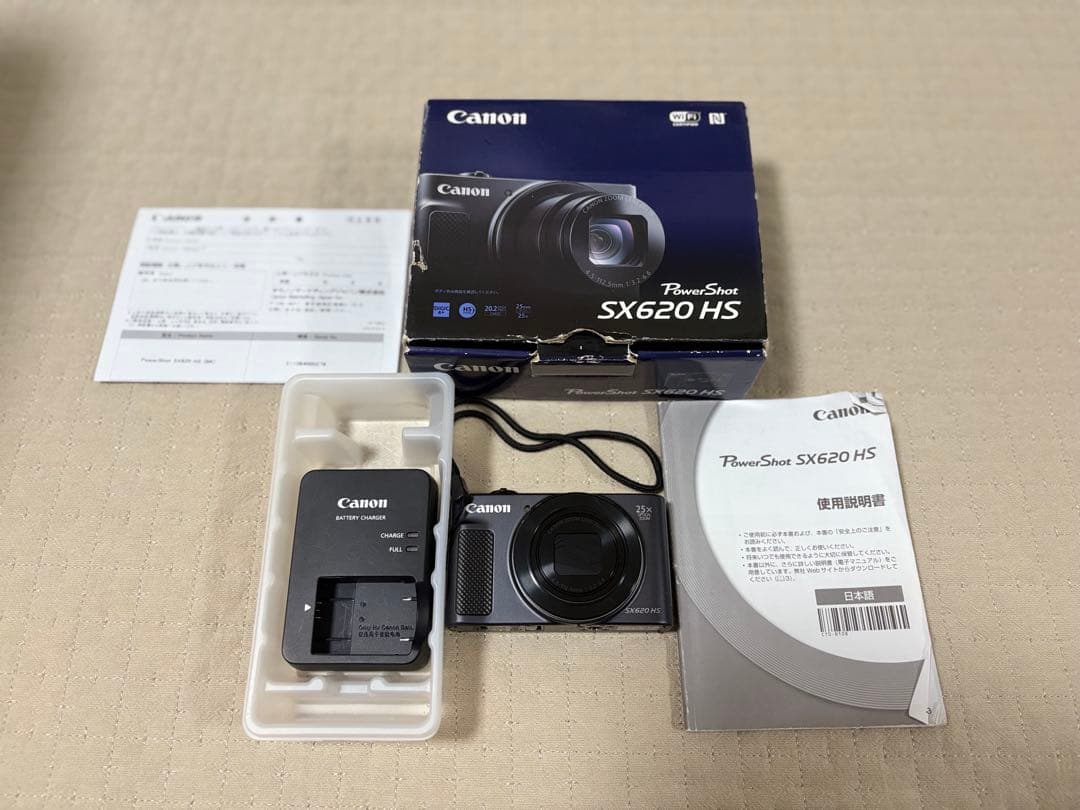 【極美品】 Canon PowerShot SX620 HS コンデジ 黒