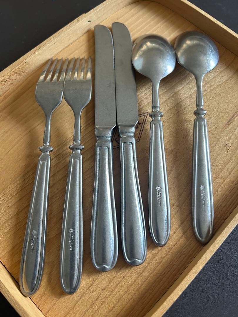 ランドハウス ヴィンテージ　テーブルスプーンフォークナイフ2セット②　カトラリー