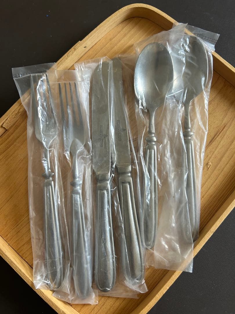 ランドハウス ヴィンテージ　テーブルスプーンフォークナイフ2セット②　カトラリー