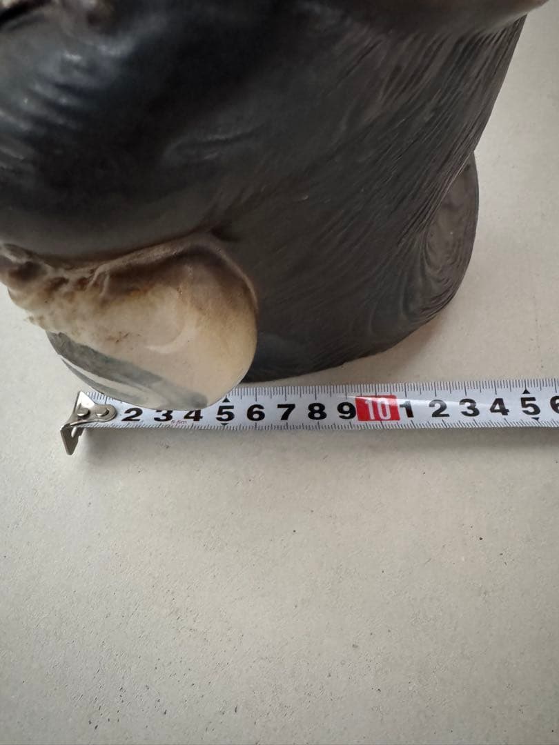 たぬき 置物 ペア 縁起物 商売繁盛 高さ約26cm・24cm