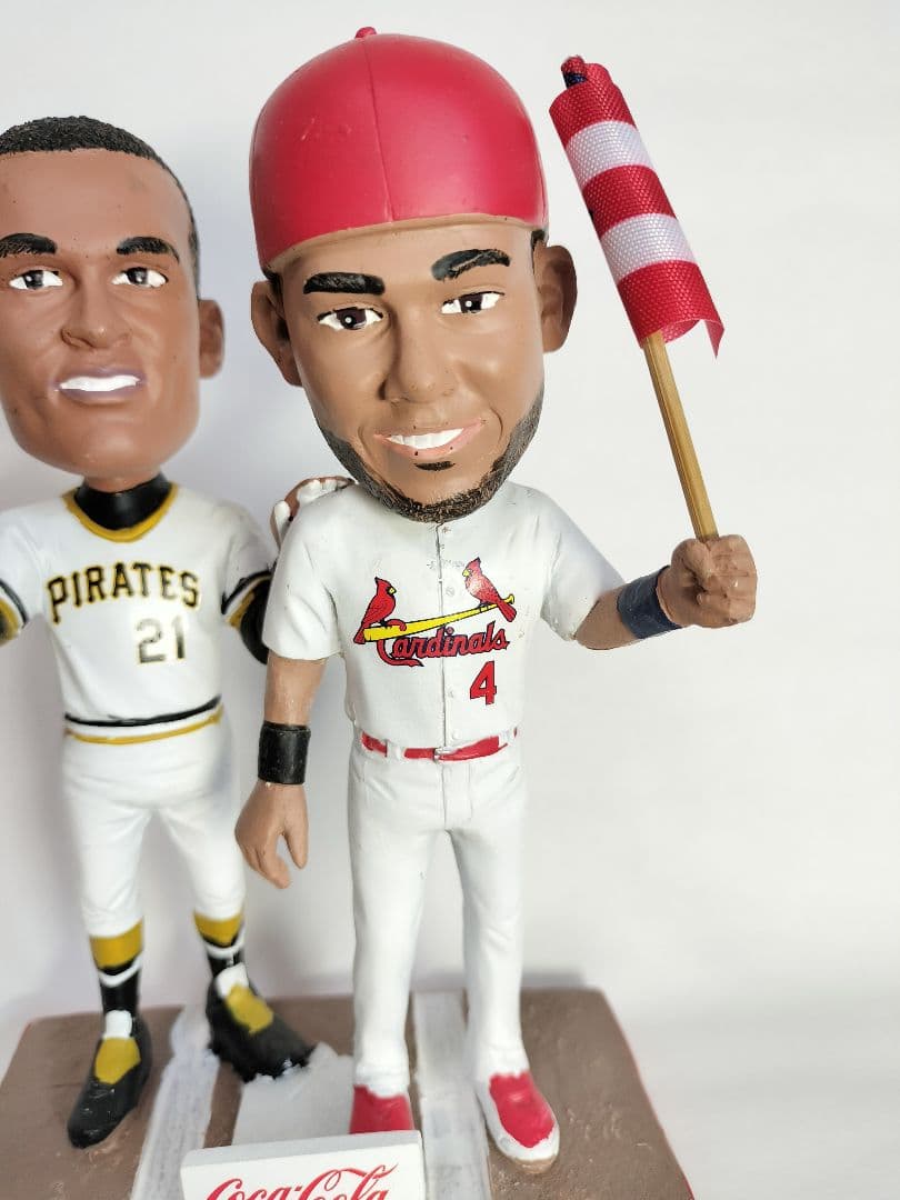 ヤディエル・モリーナ＆ロベルト・クレメンテ／ボブルヘッド人形（非売品）