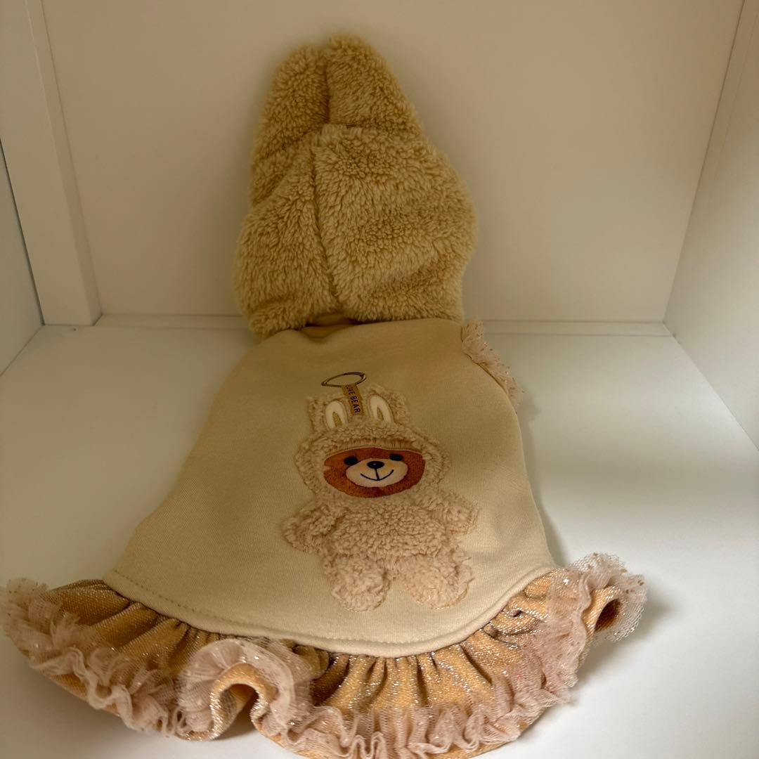 LOVE BEAR ウサギ耳付き犬服