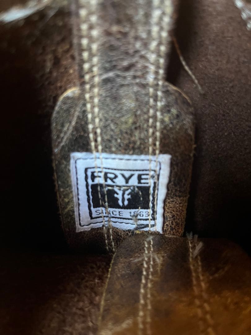 I*N様 フライ FRYE ハーネス リングブーツ 10D ビンテージ加工 米国