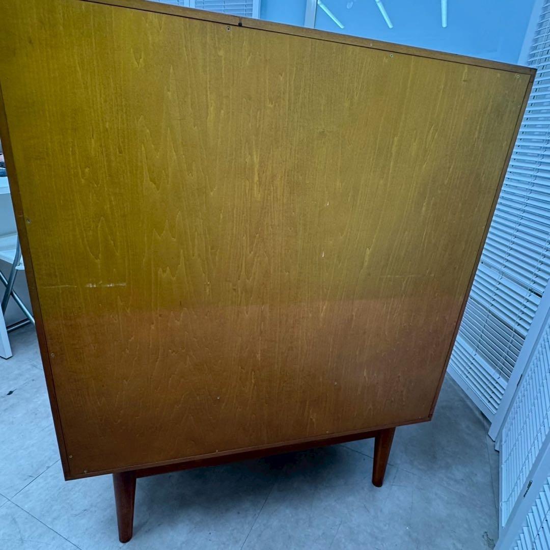 カリモク60 カップボード オーク 美品
