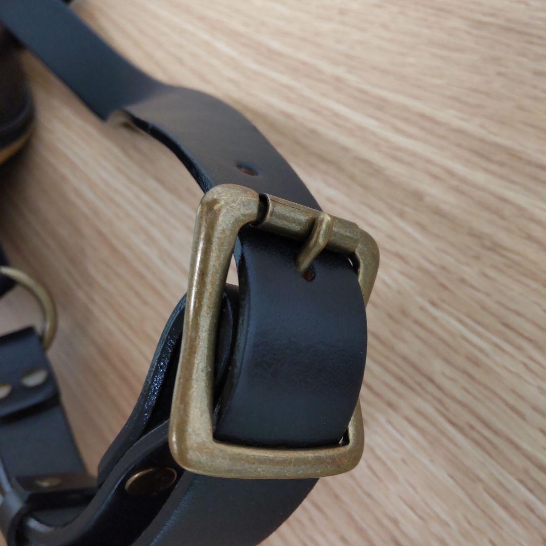 未使用新品　三京商会　HALEINE　牛革　上質ボディバッグ