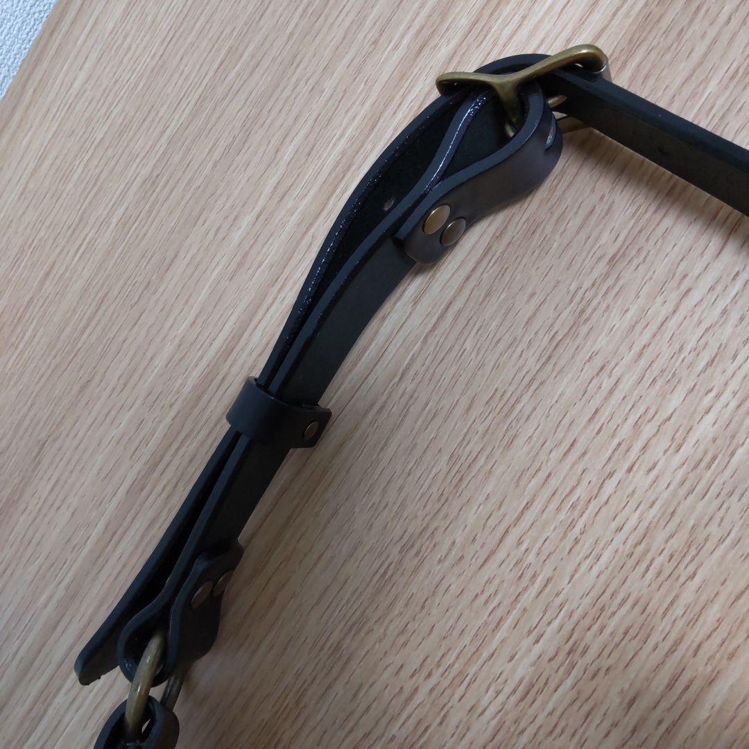 未使用新品　三京商会　HALEINE　牛革　上質ボディバッグ