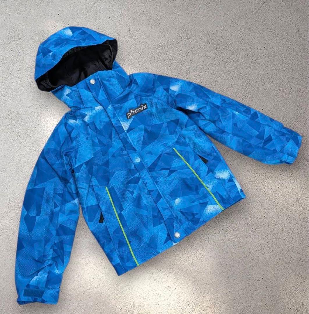 【美品】フェニックス スノーウェア サイズ調整可 フード取外可 130
