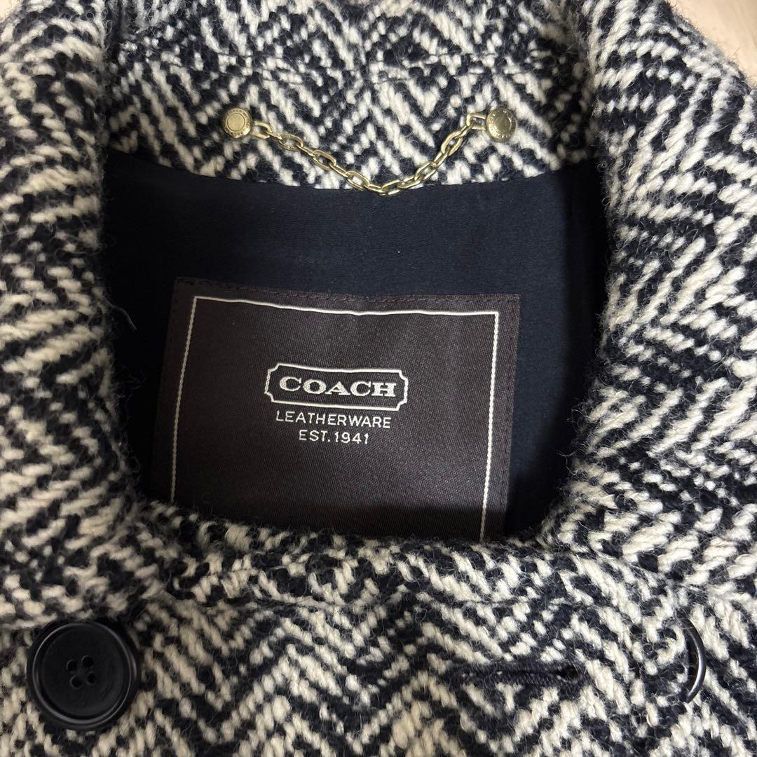 コーチ COACH ピーコート ヘリンボーン　ツイード サイズ2