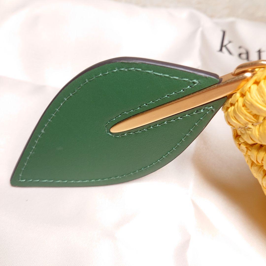 ケイトスペード レモン ドロップ ストロー クロスボディ トートバッグ イエロー