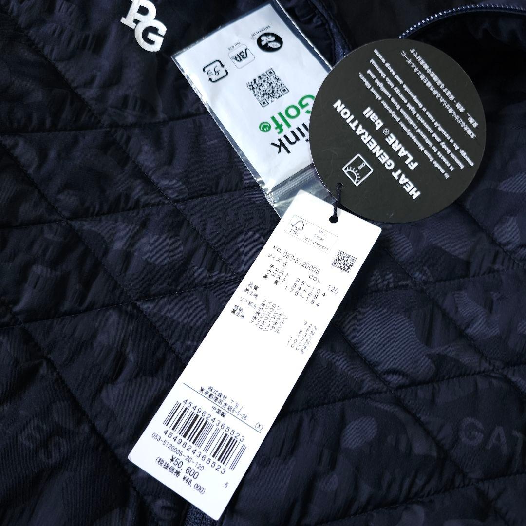 新品【パーリーゲイツ】2025年ストレッチ中綿ブルゾン×パンツ セットアップLL