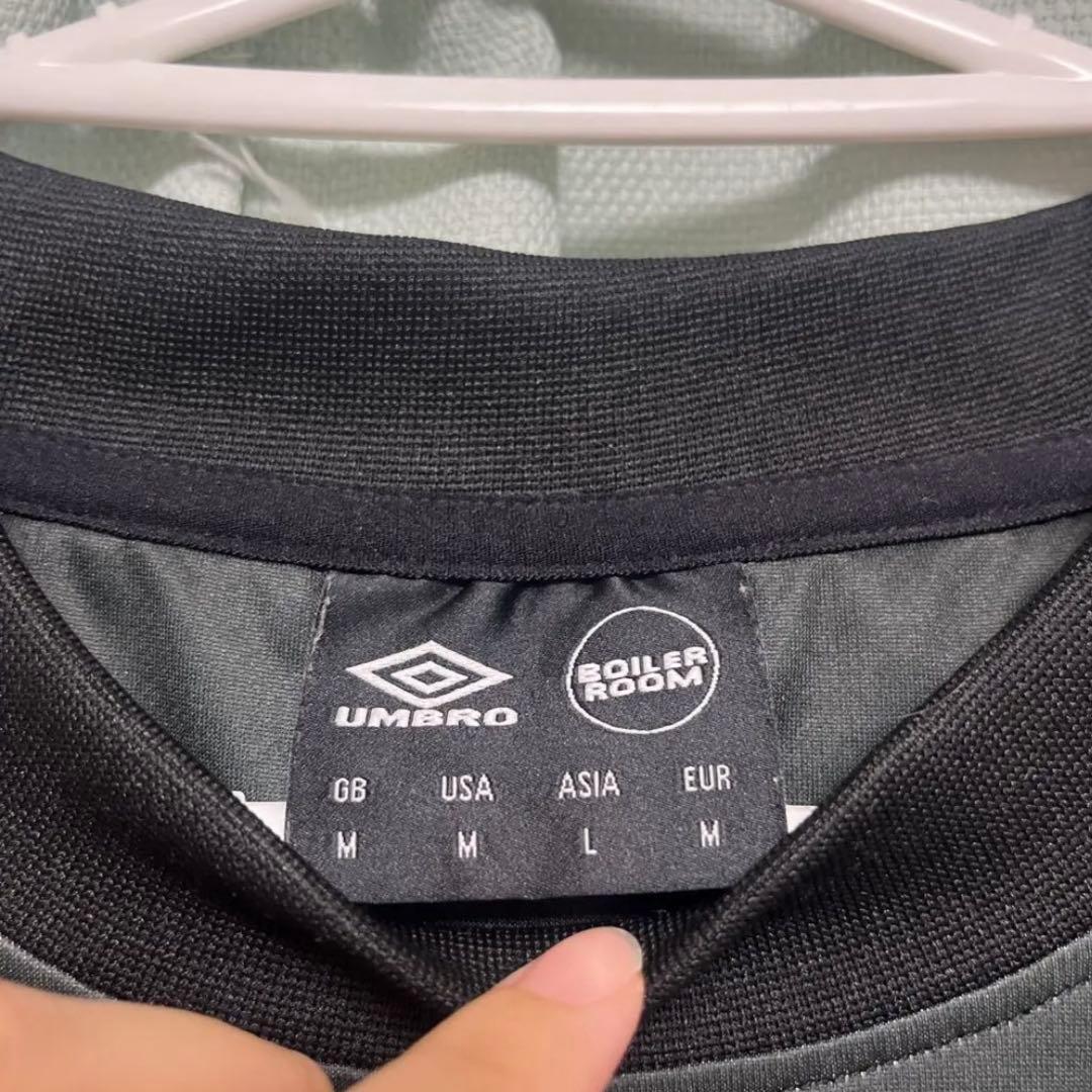値下げ不可　boiler room×umbro ゲームシャツ