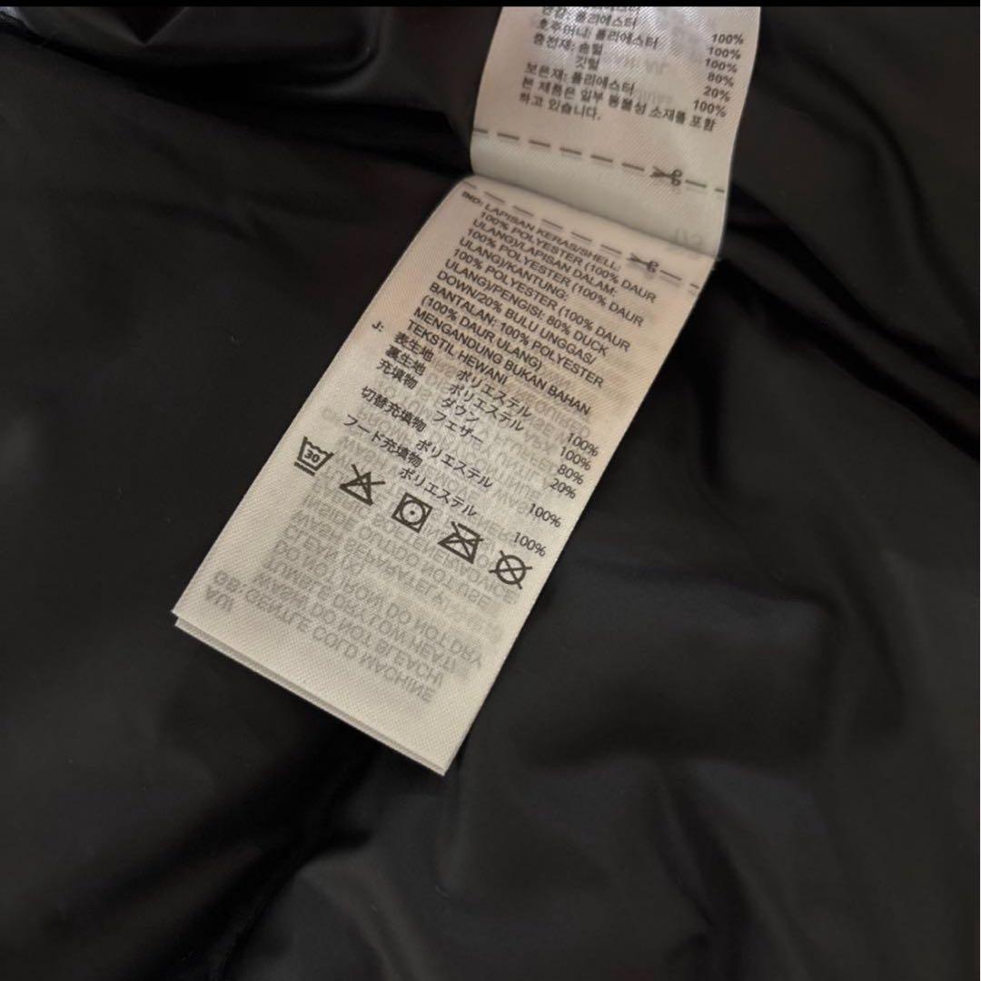 新品　アディダス　メンズ　フーディダウン　アウター　ブラック　軽量　撥水　M