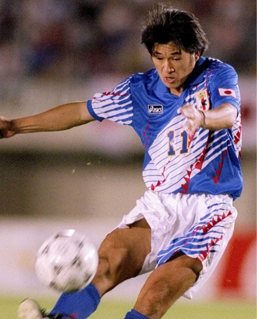 ⚡️アシックス製⚡️ 日本代表　ドーハモデル　三浦知良ネーム付き