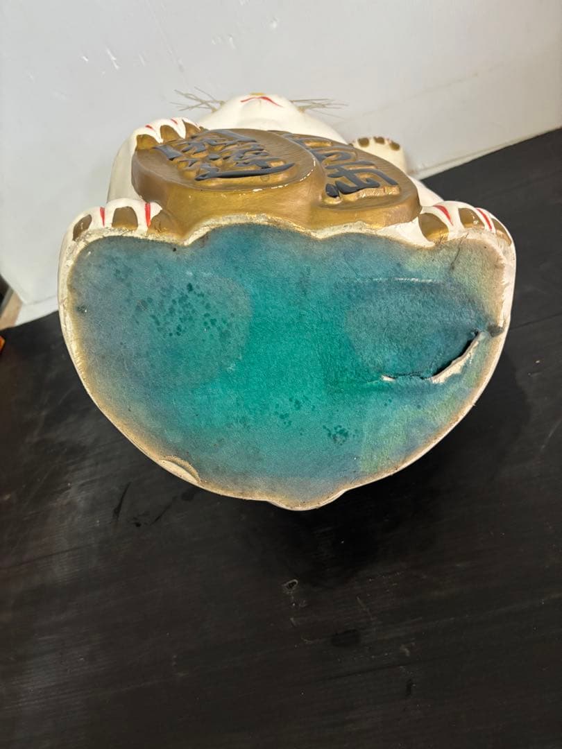 【特大‼️希少‼️全長41cm‼️】招き猫　置物　縁起物