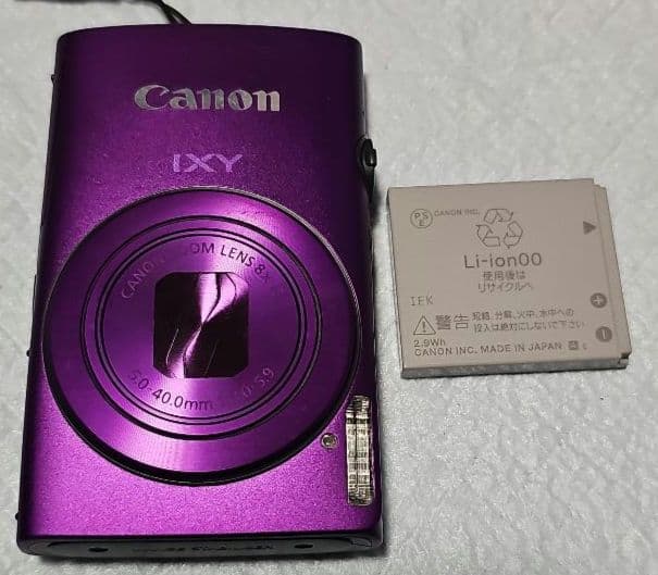 キャノン Canon IXY 600F パープル コンパクトデジタルカメラ 中古