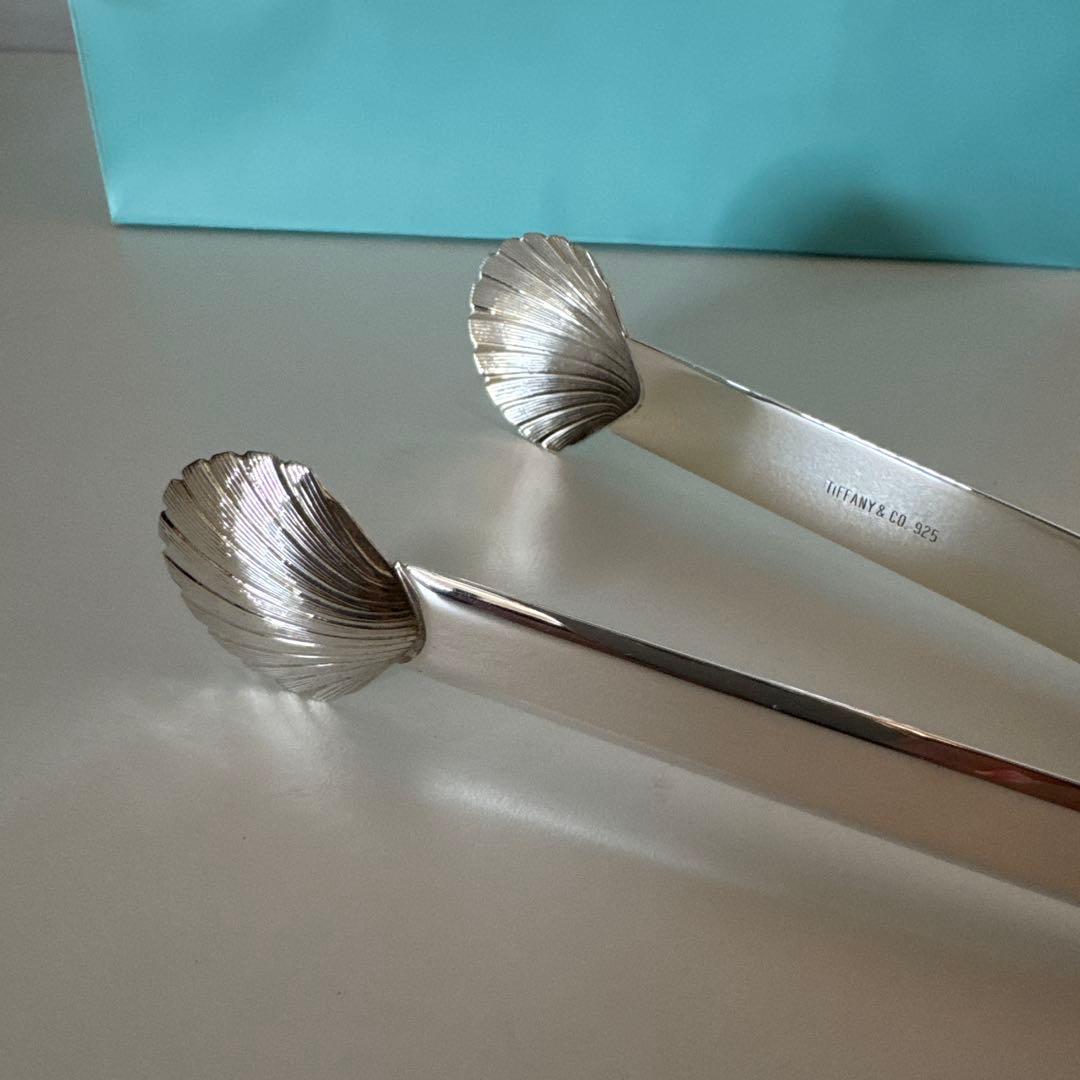 ティファニー　SV925 スターリングシルバー　シェルデザイン トング