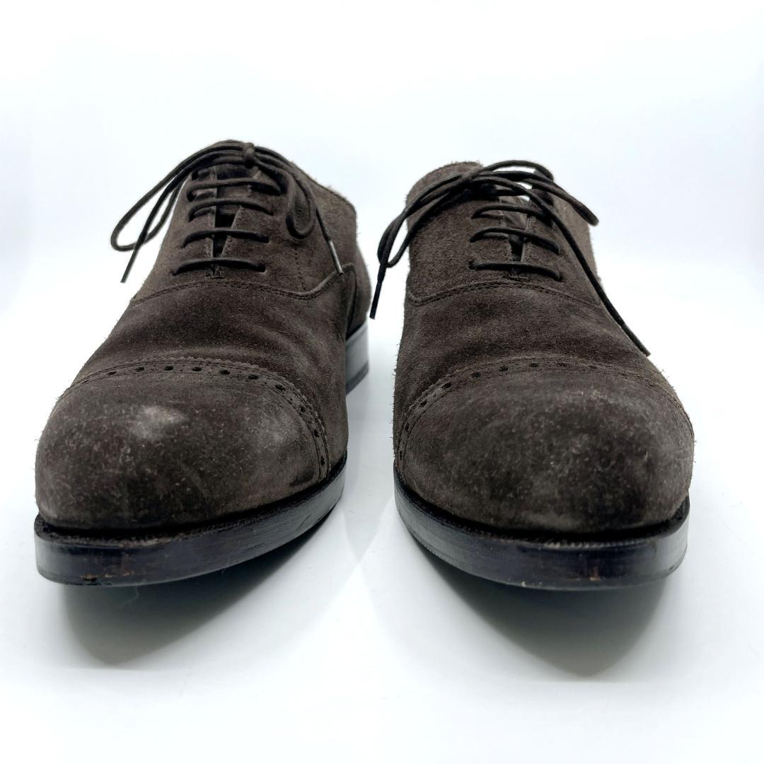 カルミーナシューメーカー ダークブラウン　スエード　ローファー 8 26cm相当