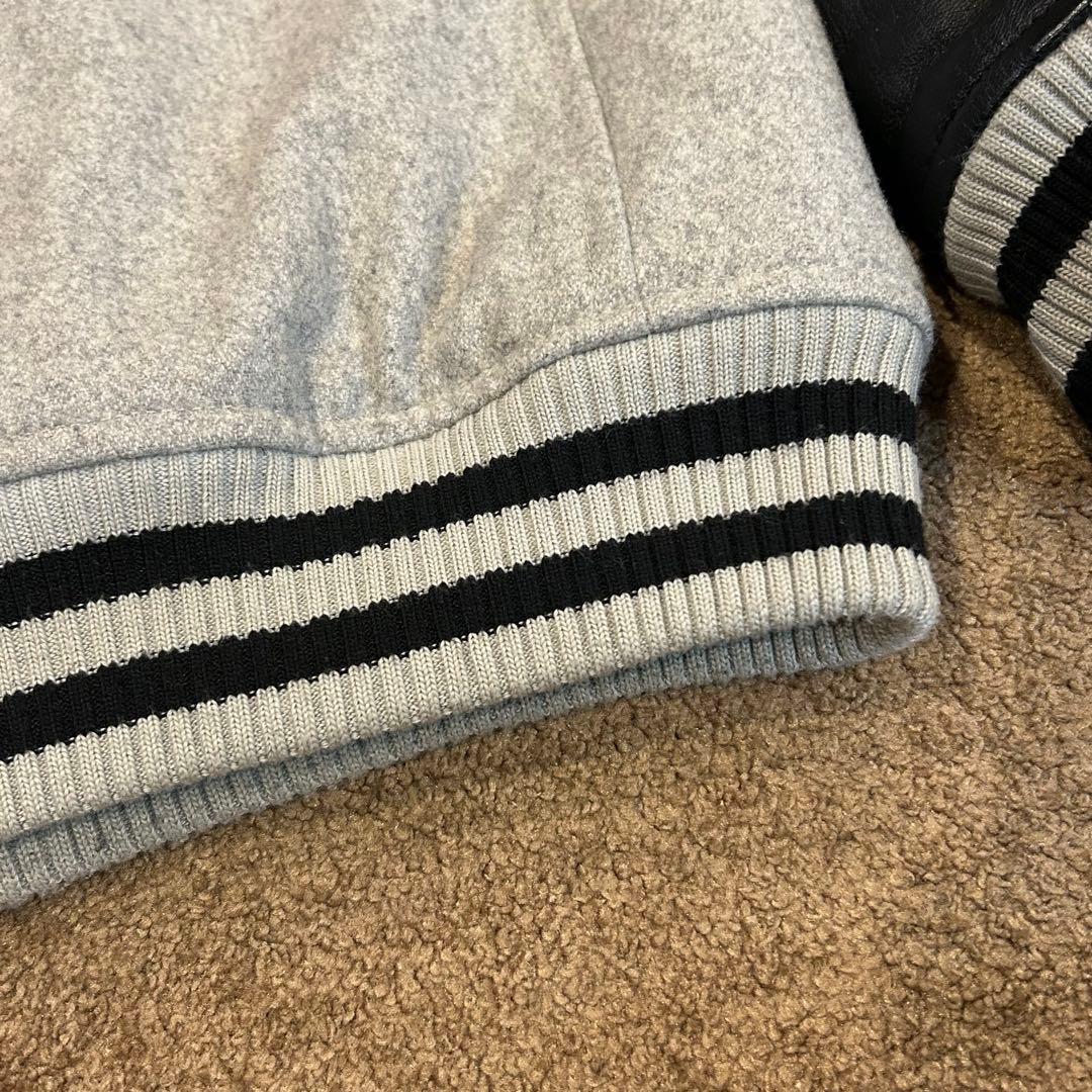 最終価格　ニューエラ スタジャン　Lサイズ　グレー/ブラック　山羊革　ゴート