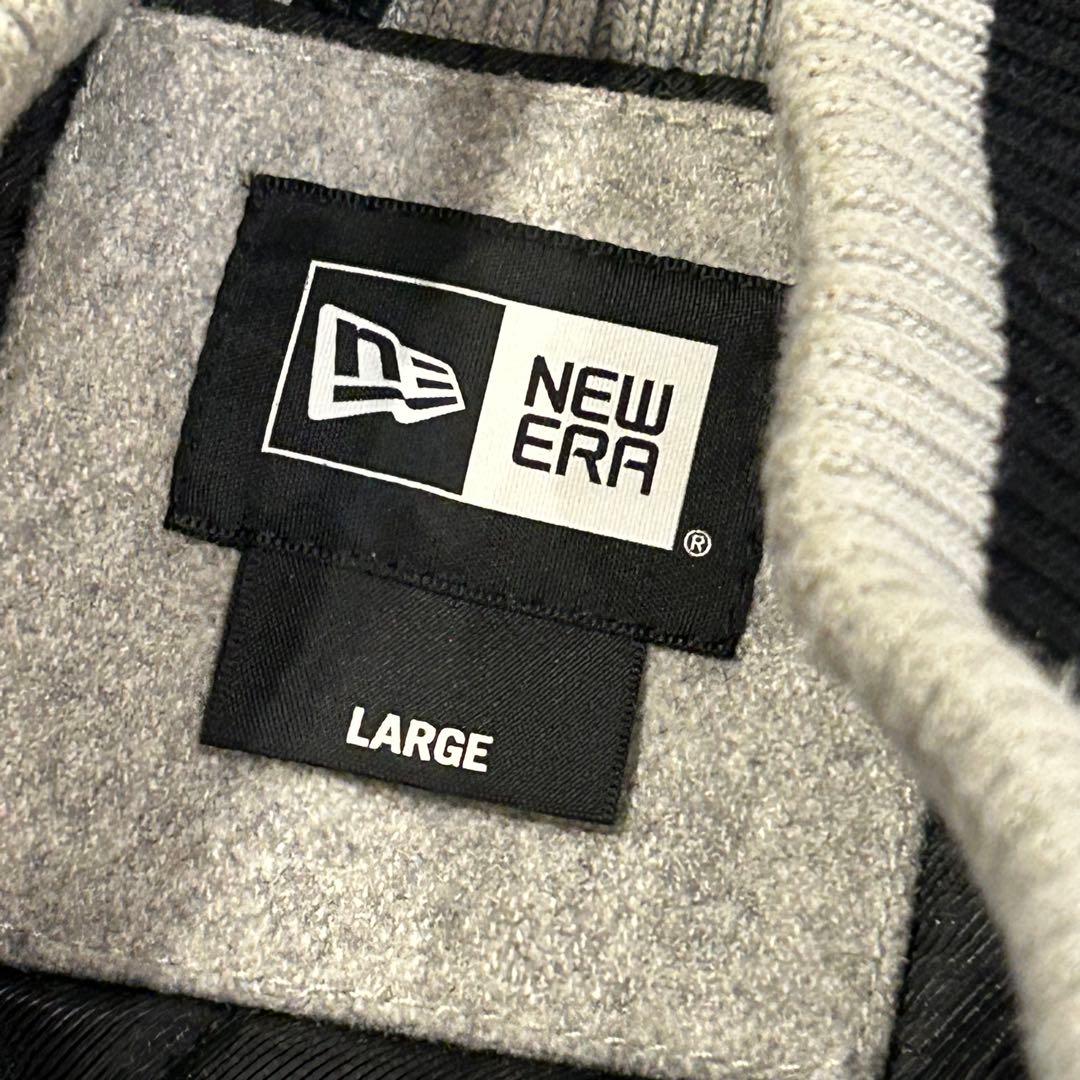 最終価格　ニューエラ スタジャン　Lサイズ　グレー/ブラック　山羊革　ゴート