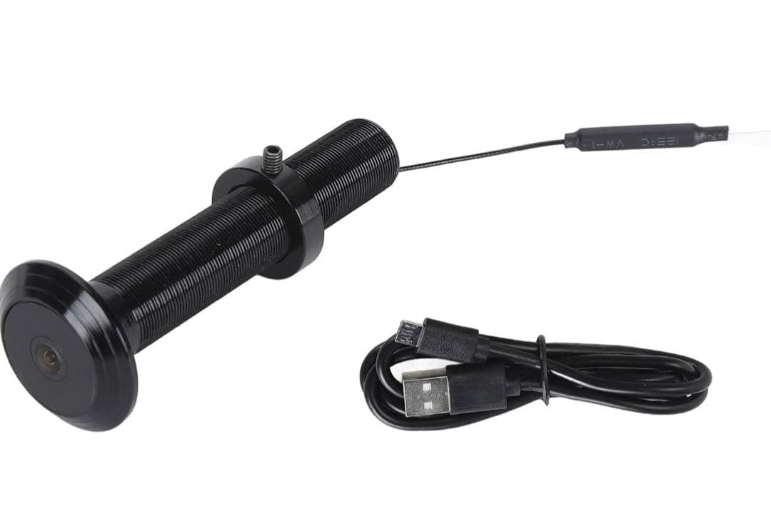 ドアのぞき穴カメラ HD 1080P 220° 広角 (128GB)