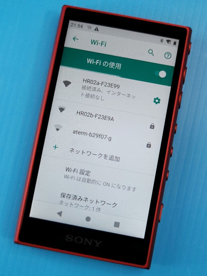 【極美品】SONY WALKMAN NW-A105（R）レッド 16GB ,