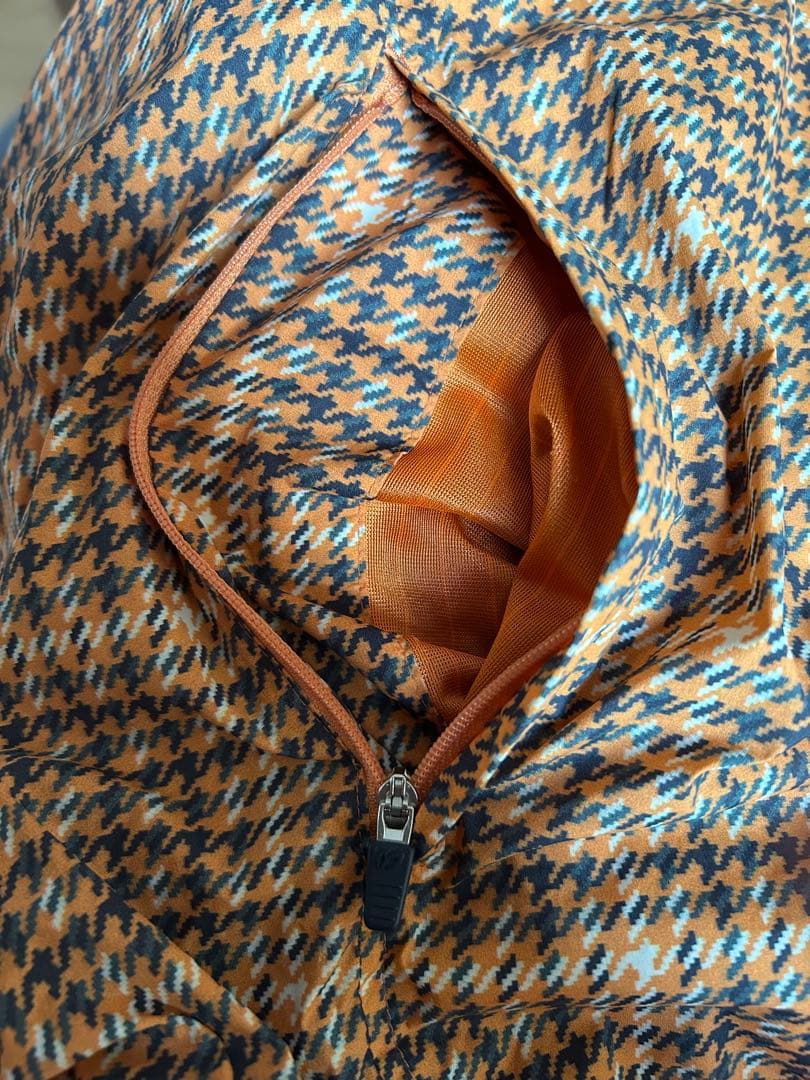 め*か様 マスターバニーエディション 千鳥柄 オレンジ系 サイズ5