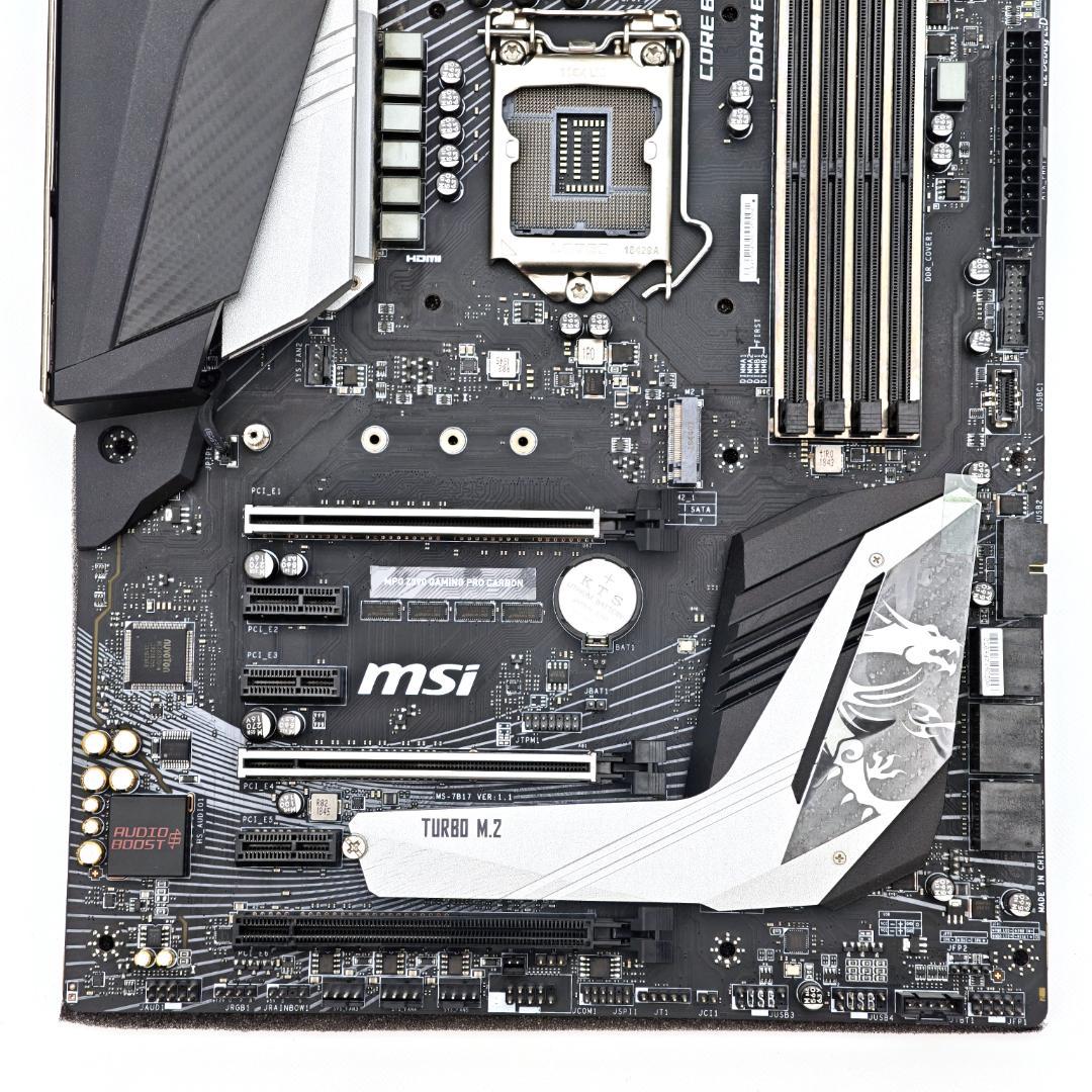 MSI MPG Z390 GAMING PRO CARBON ATXマザーボード