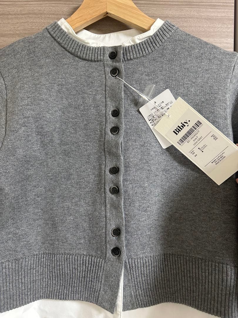 bibiy ANGELIQUE KNIT グレー