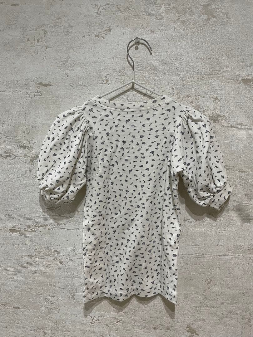 SOOR PLOOM 4y 花柄パフスリーブTシャツ