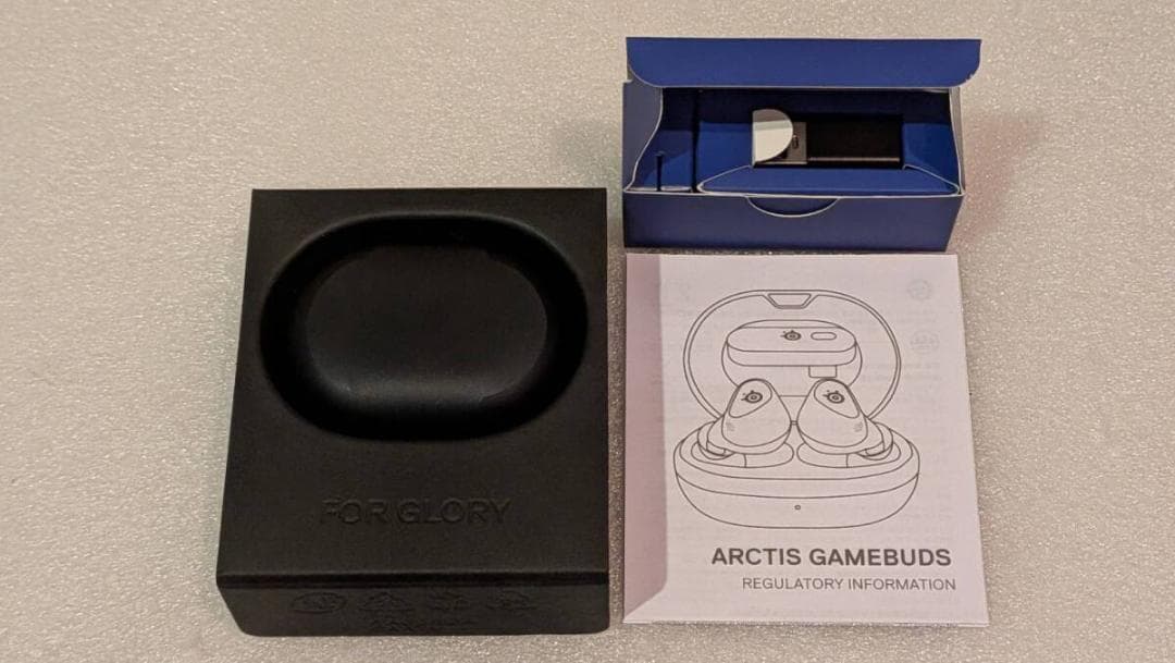 未使用 ブラック スティールシリーズ ARCTIS GAMEBUDS 黒