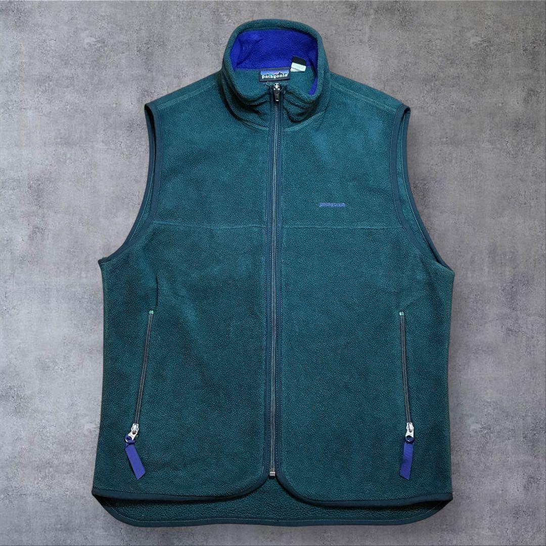 USA製 パタゴニア シンチラ フリースベスト 90s ヴィンテージ グリーン