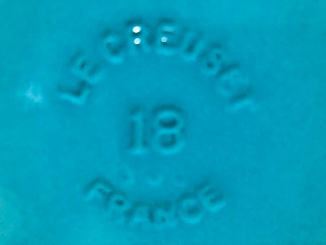 ル・クルーゼ　ココットロンド　18㎝　ターコイズ