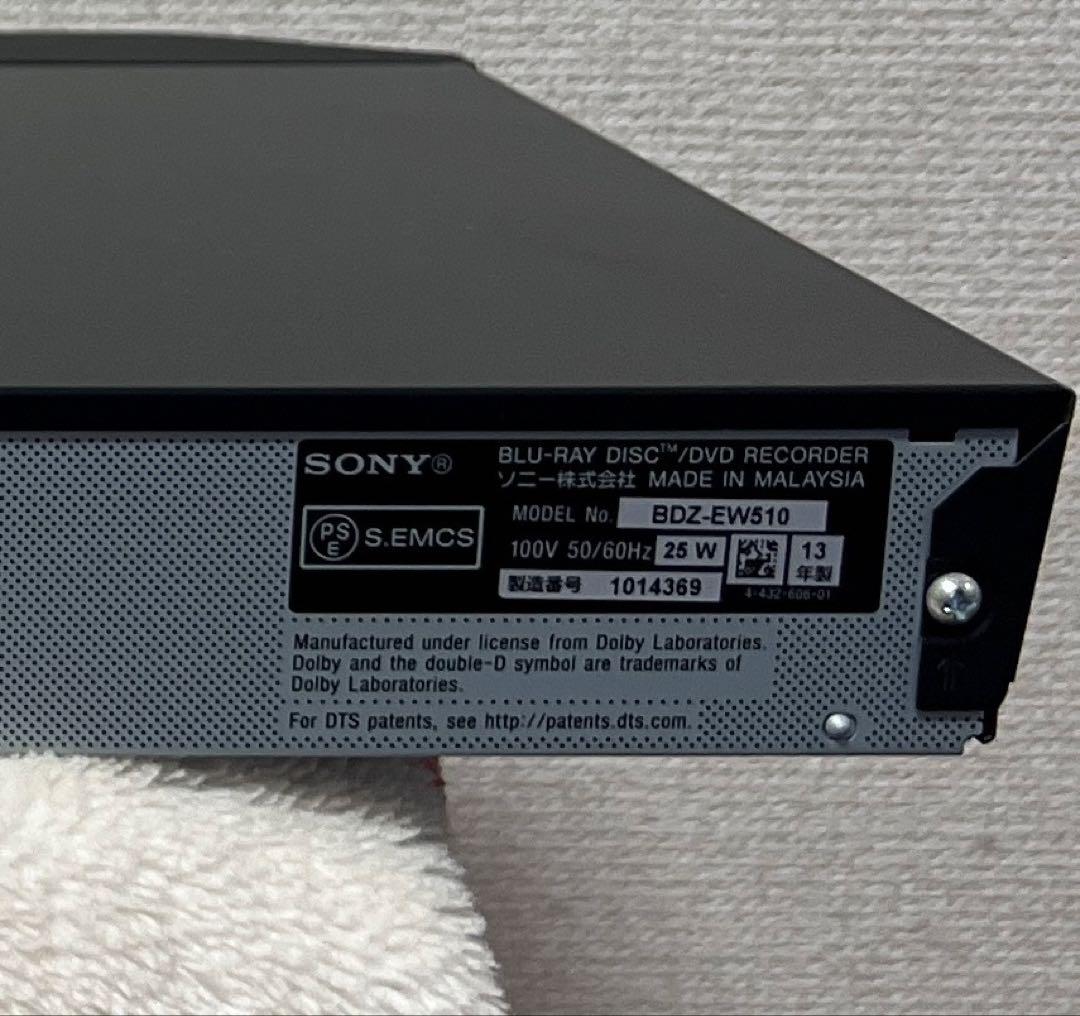 SONY BDZ-EW510 ブルーレイレコーダー