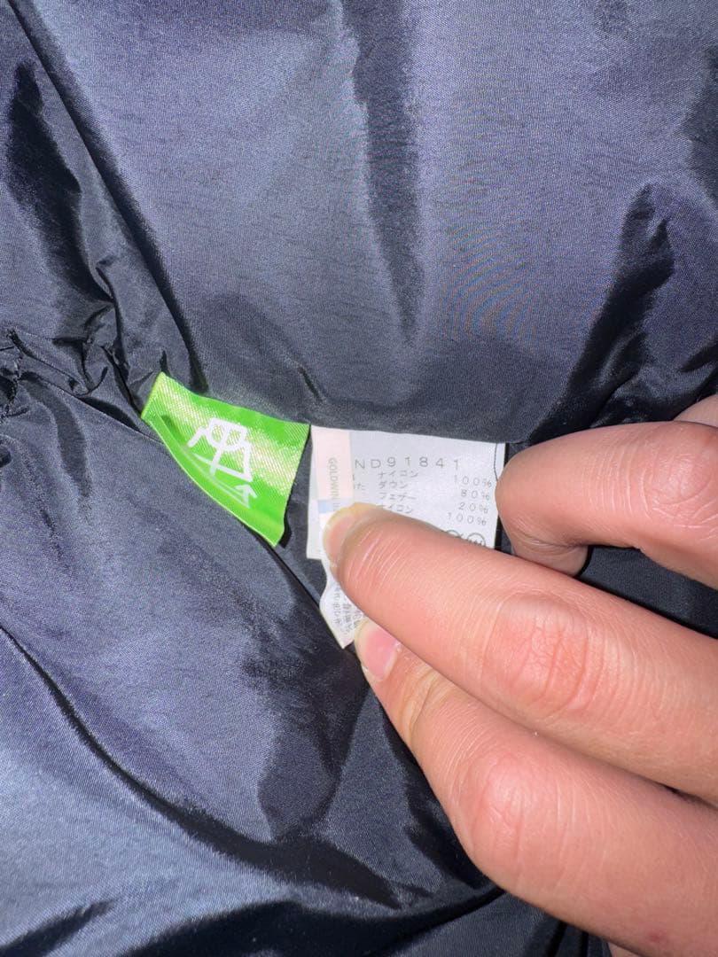 THE NORTH FACE ヌプシ ダークグリーン Lサイズ　ノースフェイス