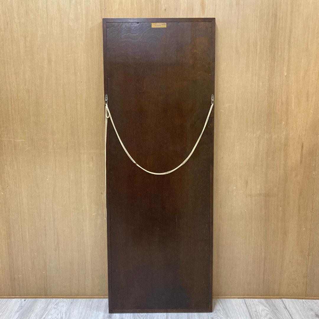 松本民芸家具　壁掛けミラー　鏡　ウォールミラー