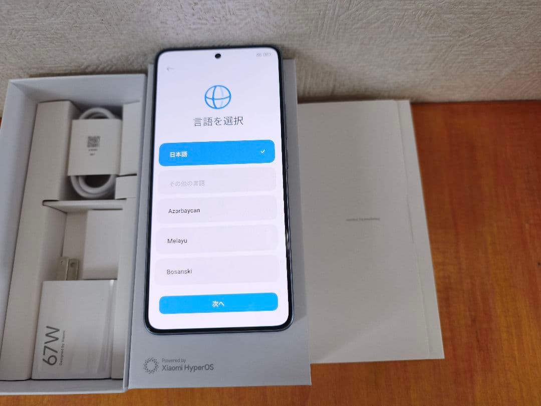 スマートフォン本体 Xiaomi 14T Titan Blue 12GB/256GB