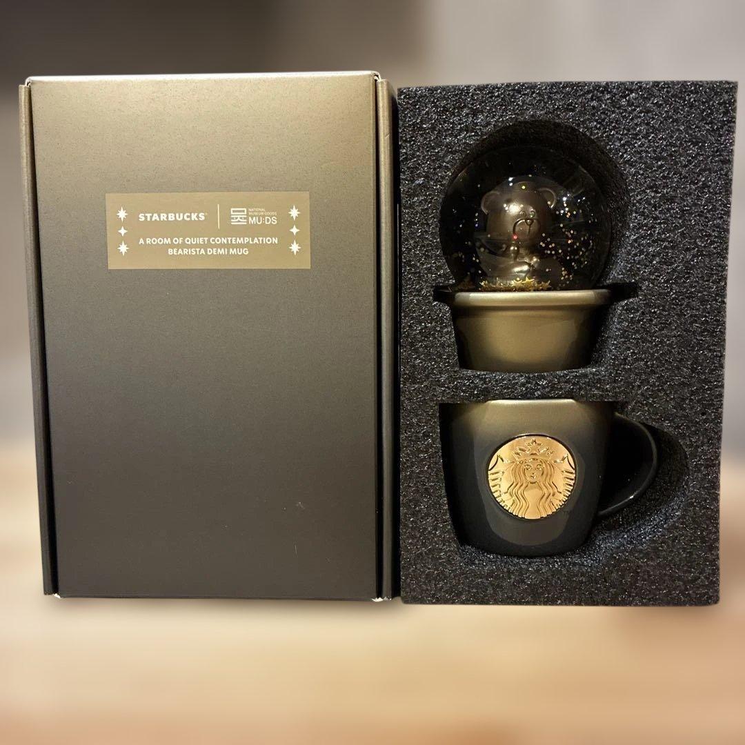 STARBUCKS × MU:DS ホリデー限定マグカップスノードームベアリスタ