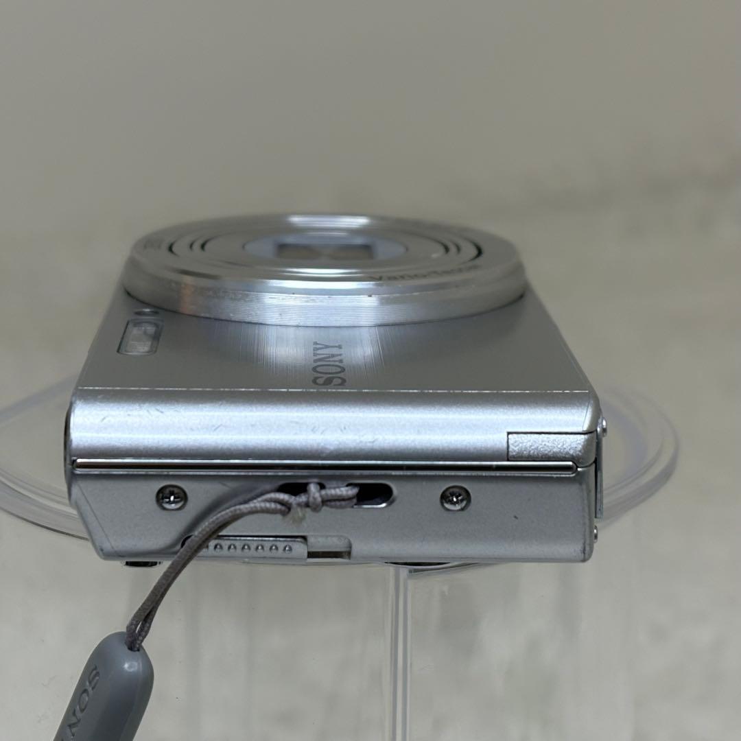 美品　SONY カメラ　DSC-W830 SDカード　シルバー　コンデジ　動作品