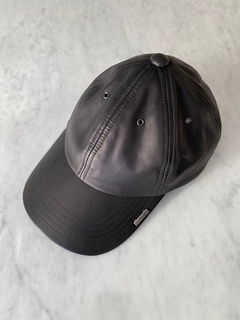 新品級 ISAMU KATAYAMA BACKLASH CAP レザー　キャップ