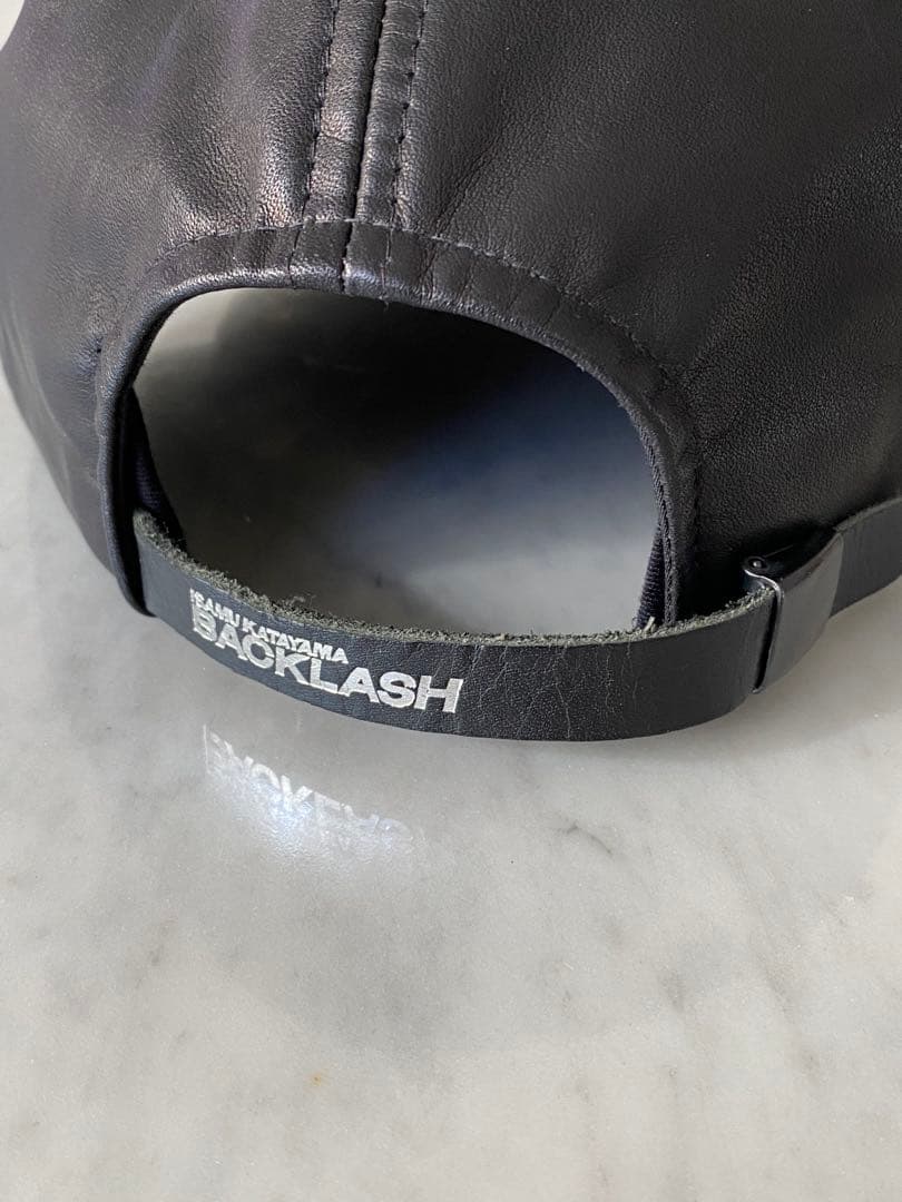 新品級 ISAMU KATAYAMA BACKLASH CAP レザー　キャップ
