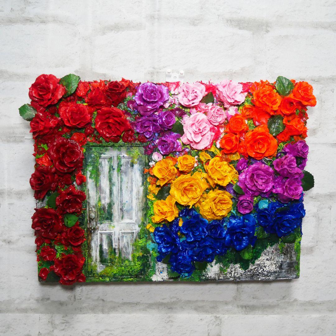 油絵 油彩 油彩画 絵画 絵【扉の先】